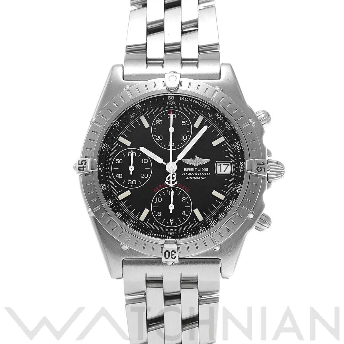 ブライトリング / BREITLING クロノマット ブラックバード A136BLBPA ブラック メンズ 時計 【中古】【wristwatch】
