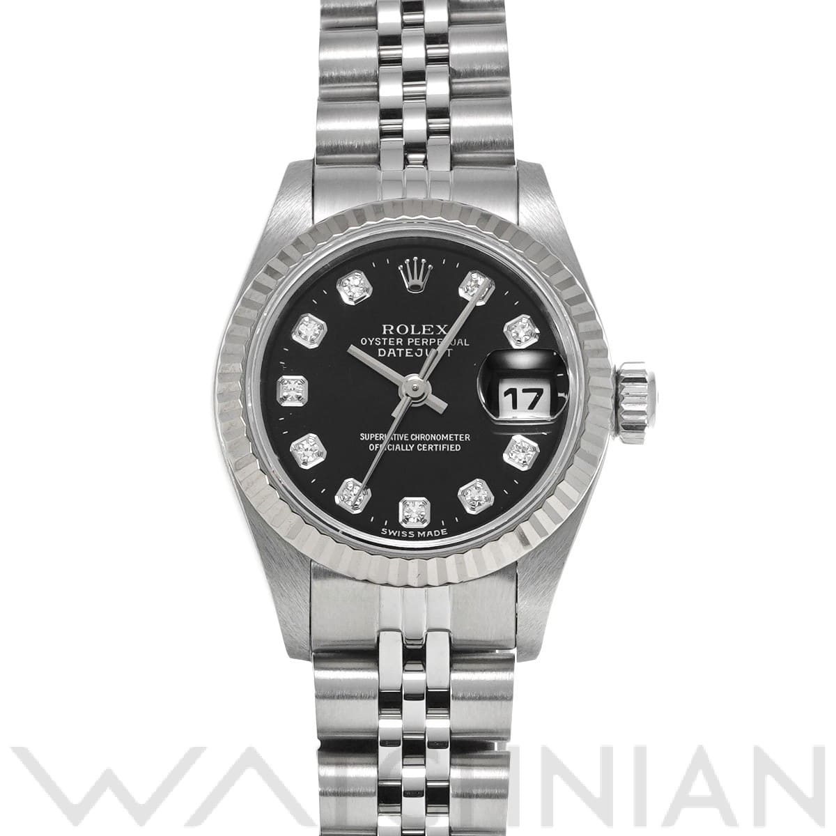ロレックス / ROLEX デイトジャスト 69174G ブラック/ダイヤモンド レディース 時計 【中古】【wristwatch】