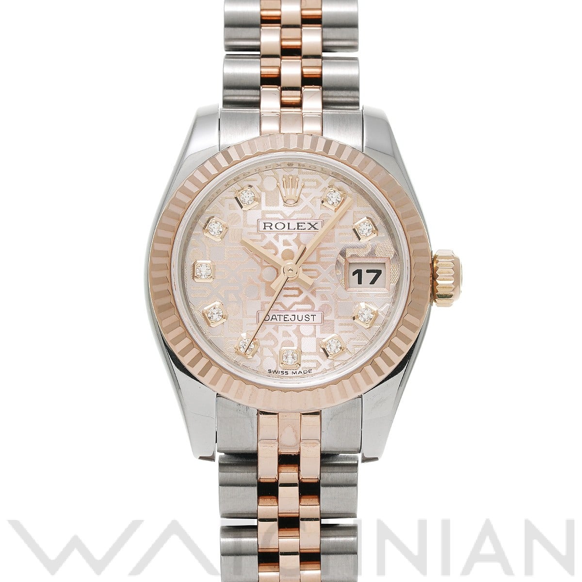 ロレックス レディ デイトジャスト 26 179171G ピンクコンピュータ/ダイヤモンド レディース 時計 【中古】【wristwatch】
