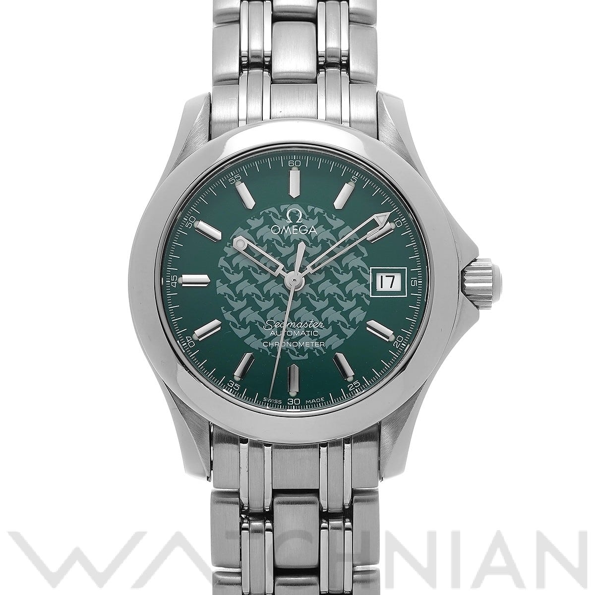 オメガ / OMEGA シーマスター 120 ジャック・マイヨール 1998 2506.70 グリーン メンズ 時計 【中古】【wristwatch】
