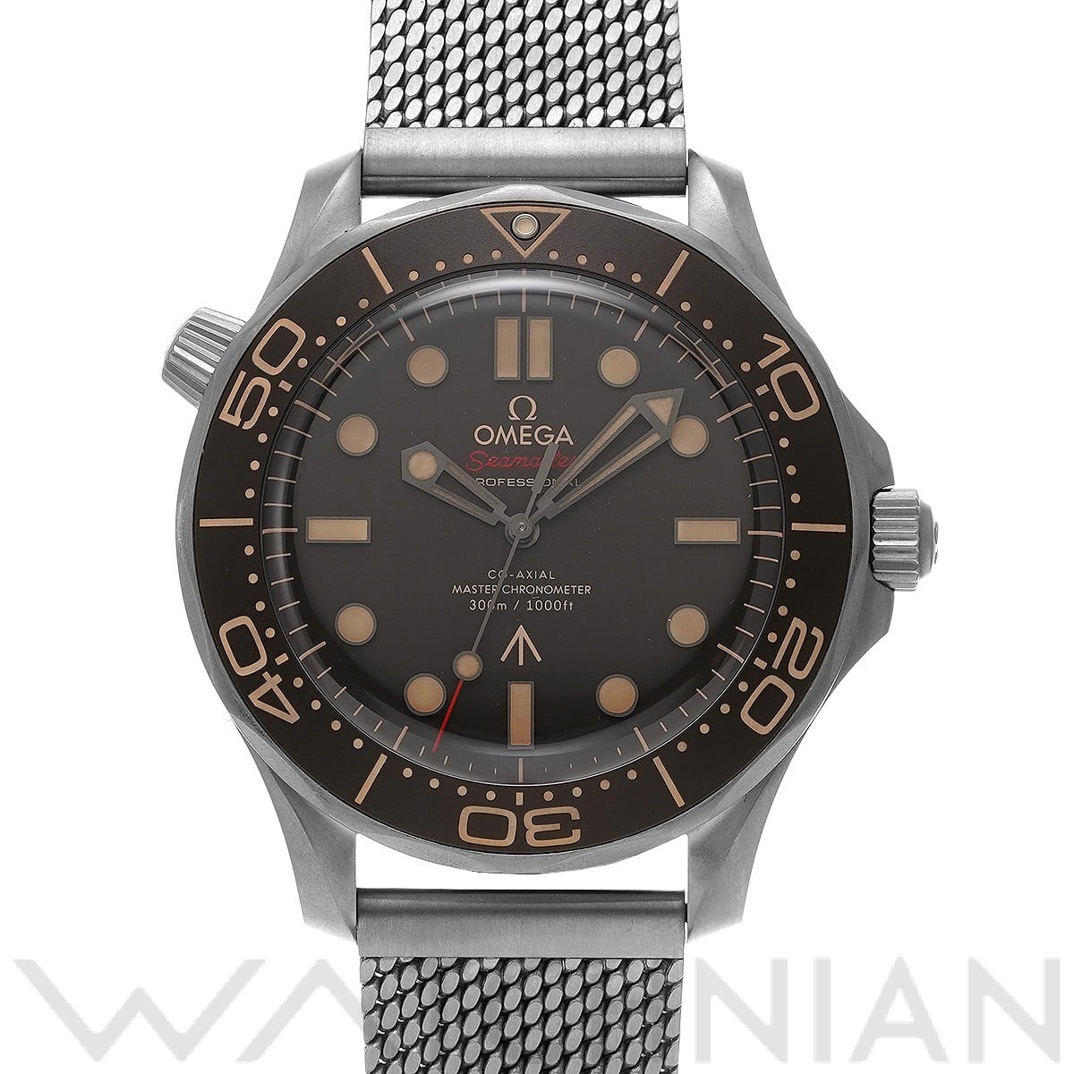 オメガ / OMEGA シーマスター ダイバー300 コーアクシャル マスタークロノメーター 007 210.90.42.20.01.001 ブラウン メンズ 時計 【中古】【wristwatch】