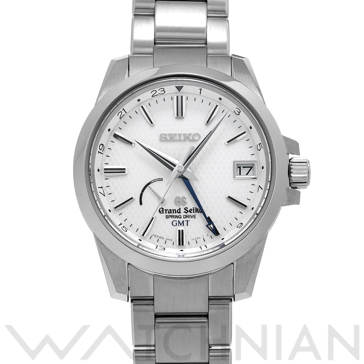 グランドセイコー / Grand Seiko スプリングドライブ GMT SBGE009 ホワイト メンズ 時計 【中古】【wristwatch】