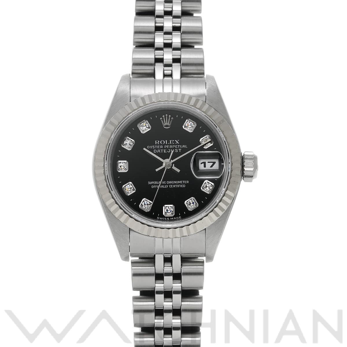 ロレックス / ROLEX デイトジャスト 69174G ブラック/ダイヤモンド レディース 時計 【中古】【wristwatch】