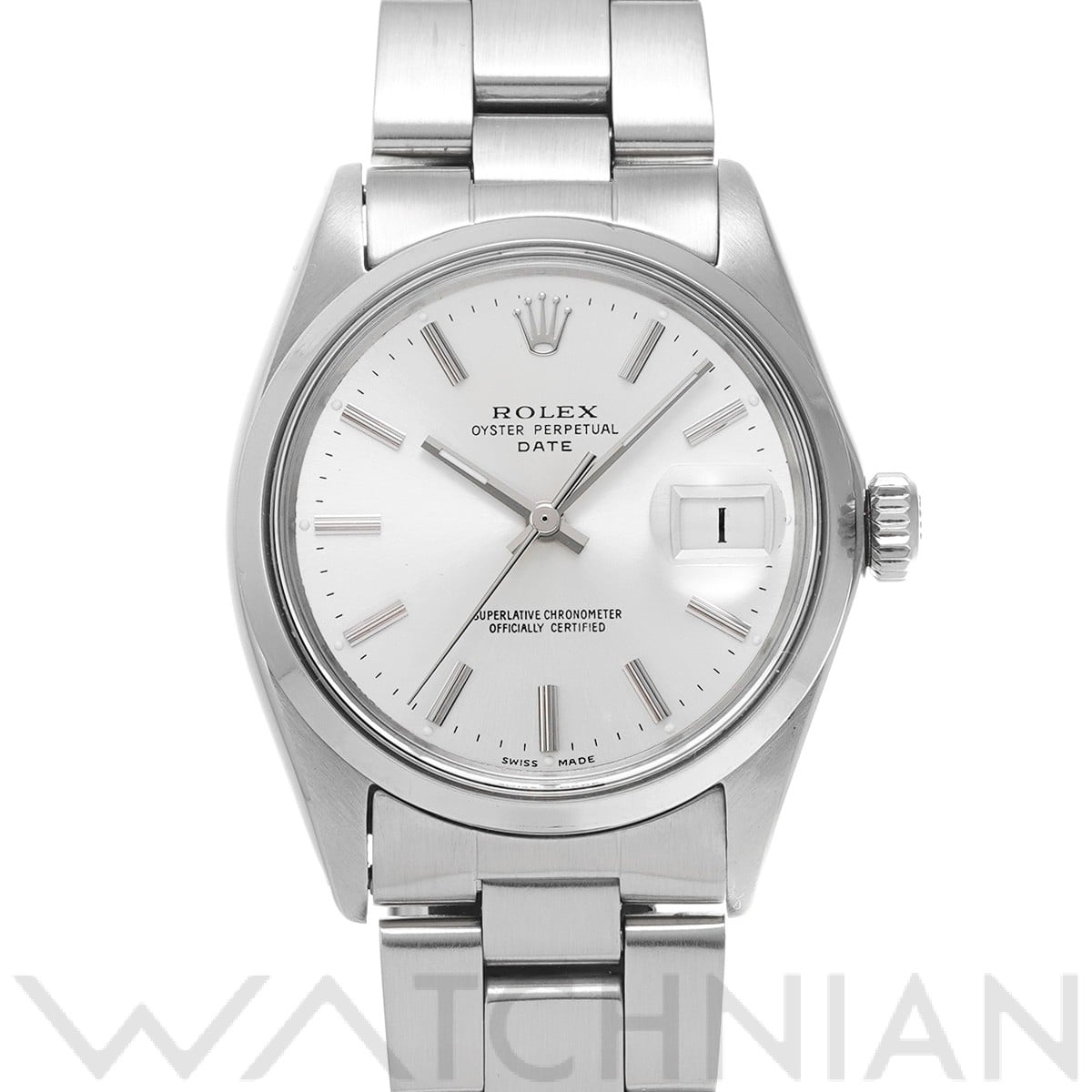 ロレックス / ROLEX オイスターパーペチュアル デイト 1500 シルバー メンズ 時計 【中古】【wristwatch】