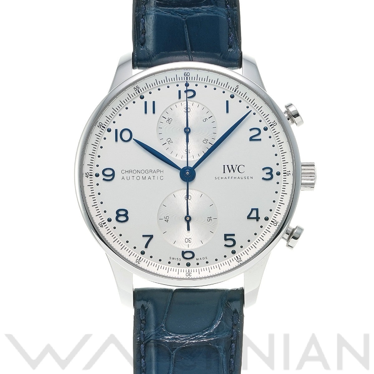 IWC ポルトギーゼ クロノグラフ IW371605 シルバー メンズ 時計 【中古】【wristwatch】
