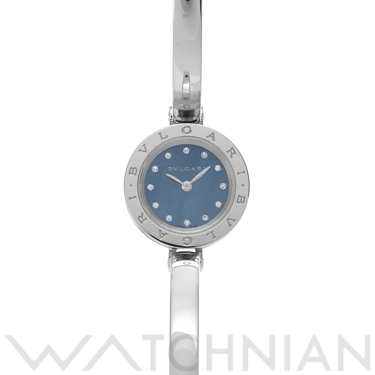 ブルガリ / BVLGARI ビーゼロワン BZ23S ブルーシェル/ダイヤモンド レディース 時計 【中古】【wristwatch】