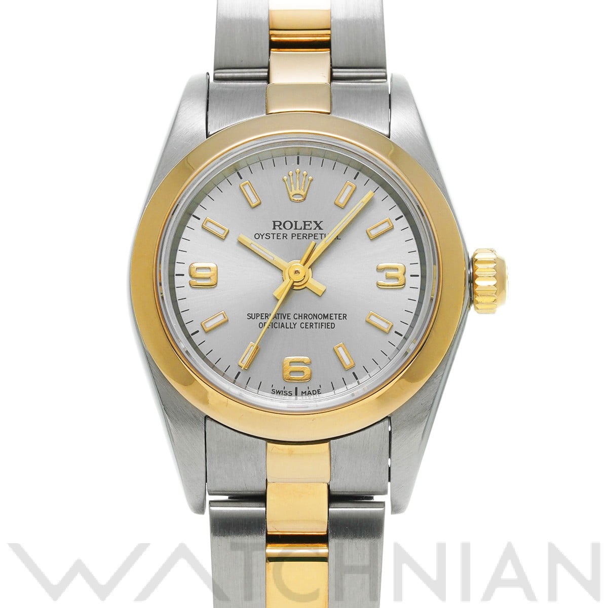 ロレックス / ROLEX オイスターパーペチュアル 76183 グレー レディース 時計 【中古】【wristwatch】