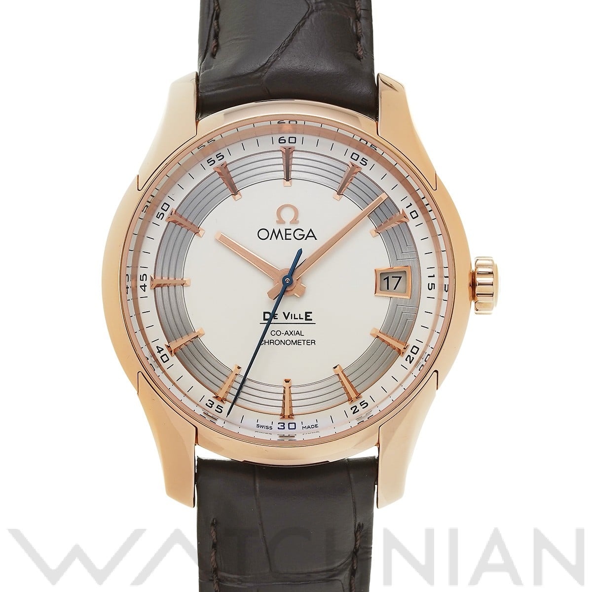 オメガ デ・ヴィル アワービジョン コーアクシャル 431.63.41.21.02.001 シルバー メンズ 時計 【中古】【wristwatch】