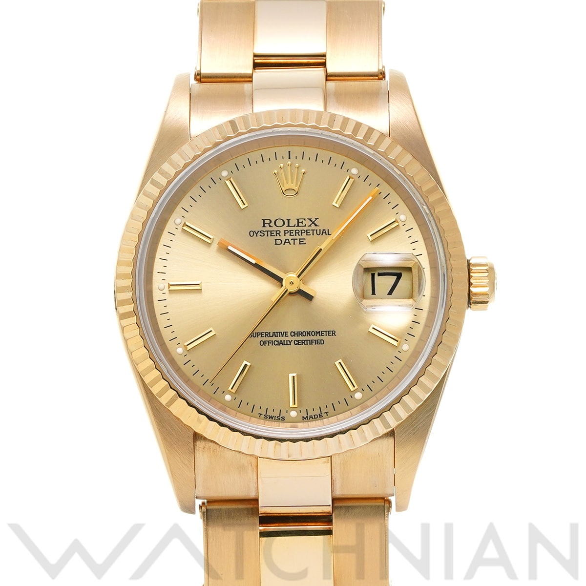 オイスターパーペチュアル ロレックス(イエローゴールド)｜WATCHNIAN