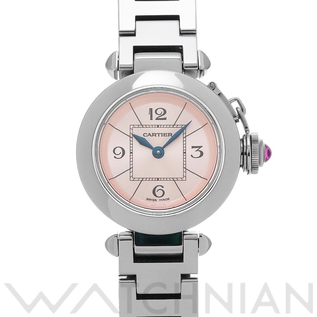 カルティエ / CARTIER ミスパシャ W3140008 ピンク レディース 時計 【中古】【wristwatch】
