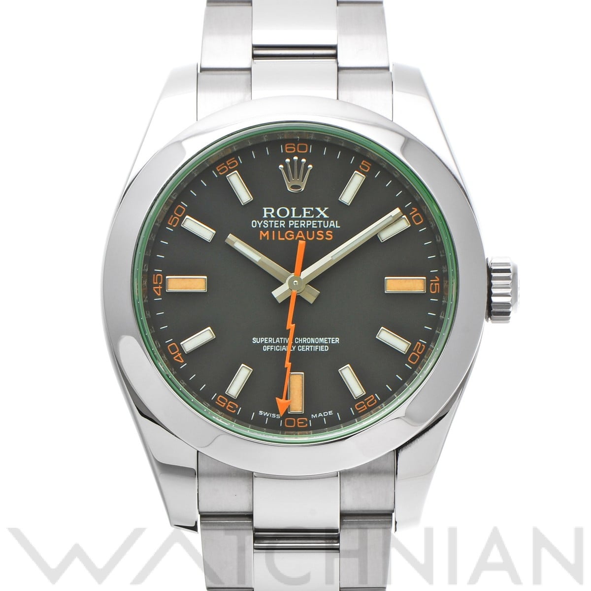 ロレックス / ROLEX ミルガウス 116400GV インテンスブラック メンズ 時計 【中古】【wristwatch】
