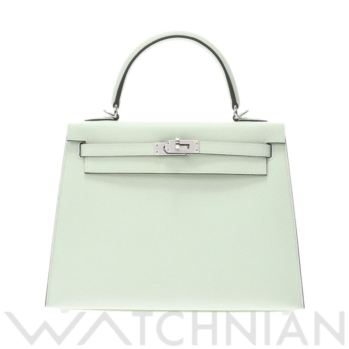 エルメス / HERMES ケリー25 外縫い ヴェールフィズ/パラジウム金具 ヴォーエプソン レディース バッグ 【未使用】【bag】