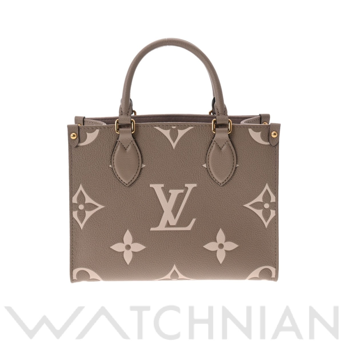 ルイ ヴィトン モノグラムアンプラント オンザゴーPM バイカラー トゥルトレール/クレーム M45779 レザー レディース バッグ 【未使用】【bag】