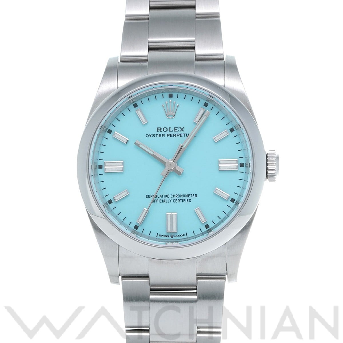 ロレックス オイスターパーペチュアル 36 126000 ターコイズブルー メンズ 時計 【中古】【wristwatch】