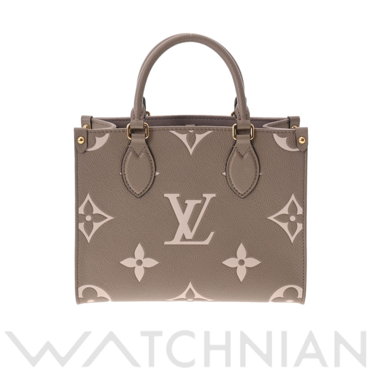 ルイ ヴィトン モノグラムアンプラント オンザゴーPM バイカラー トゥルトレール/クレーム M45779 レザー レディース バッグ 【未使用】【bag】