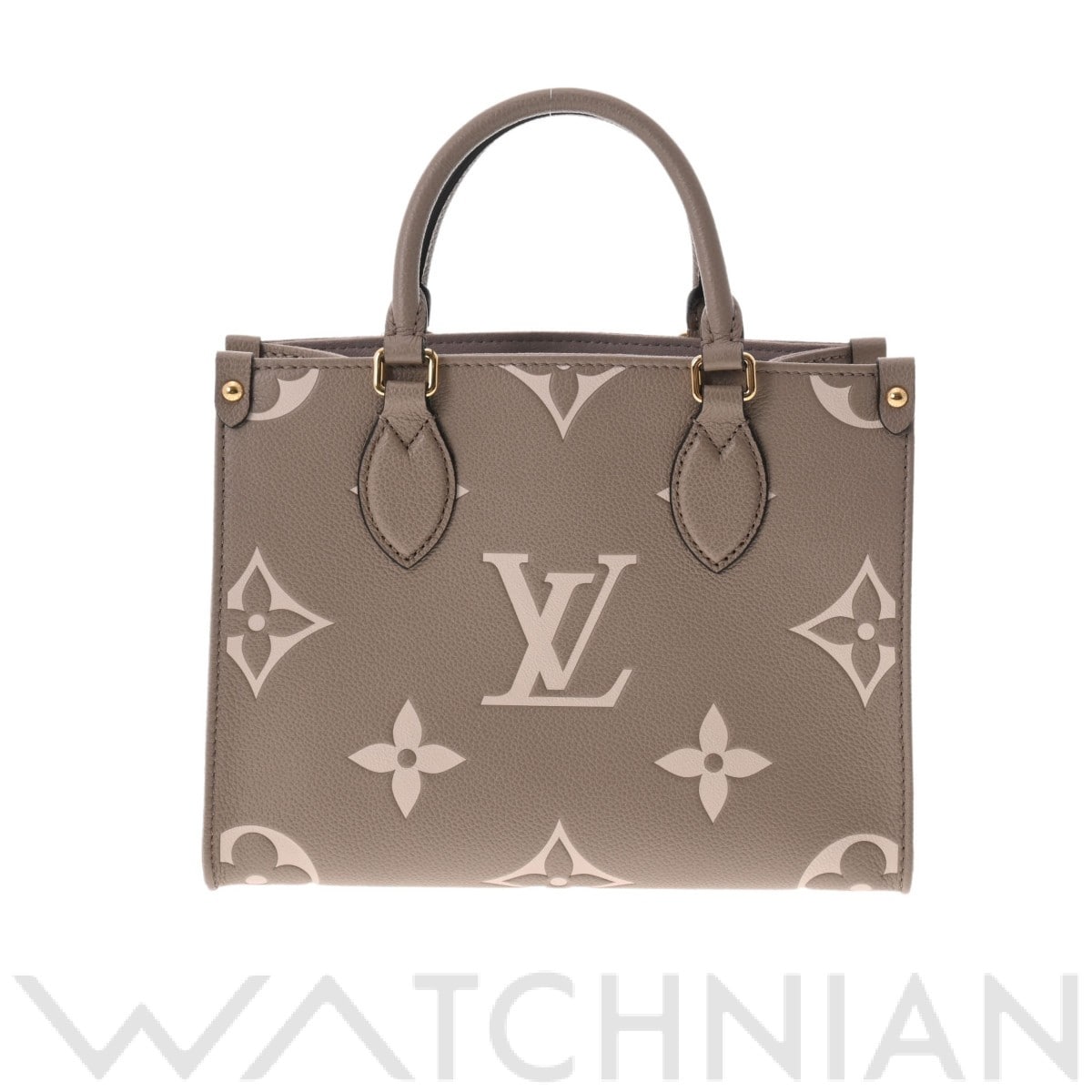 ルイ ヴィトン モノグラムアンプラント オンザゴーPM バイカラー トゥルトレール/クレーム M45779 レザー レディース バッグ 【新品】【bag】