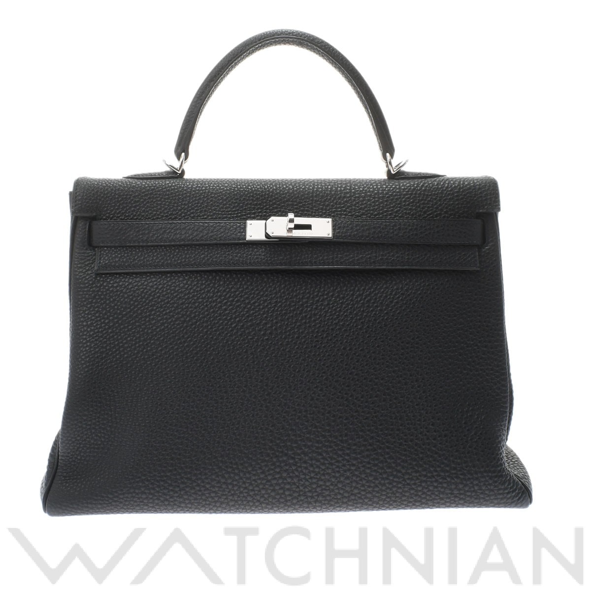 エルメス / HERMES ケリー 35 内縫い ブラック/パラジウム金具 トリヨンクレマンス レディース バッグ 【中古】【bag】