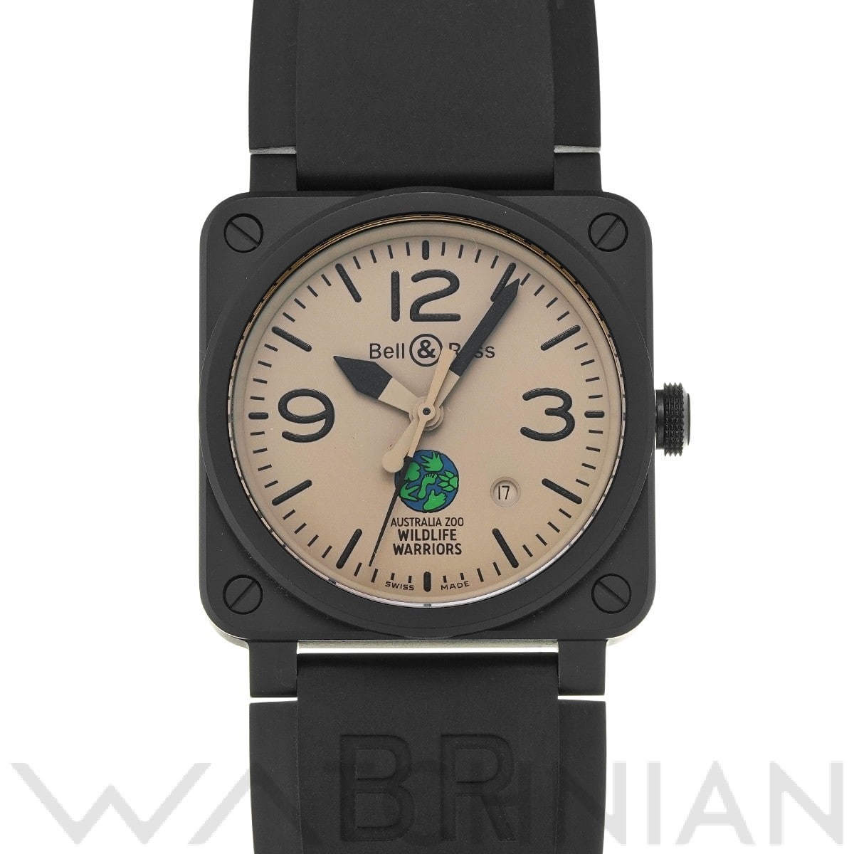 ベル＆ロス / Bell & Ross BR 03-92 ワイルドライフ ウォリアーズ BR0392-WLW-CE/SCA マットベージュ メンズ 時計 【中古】【wristwatch】