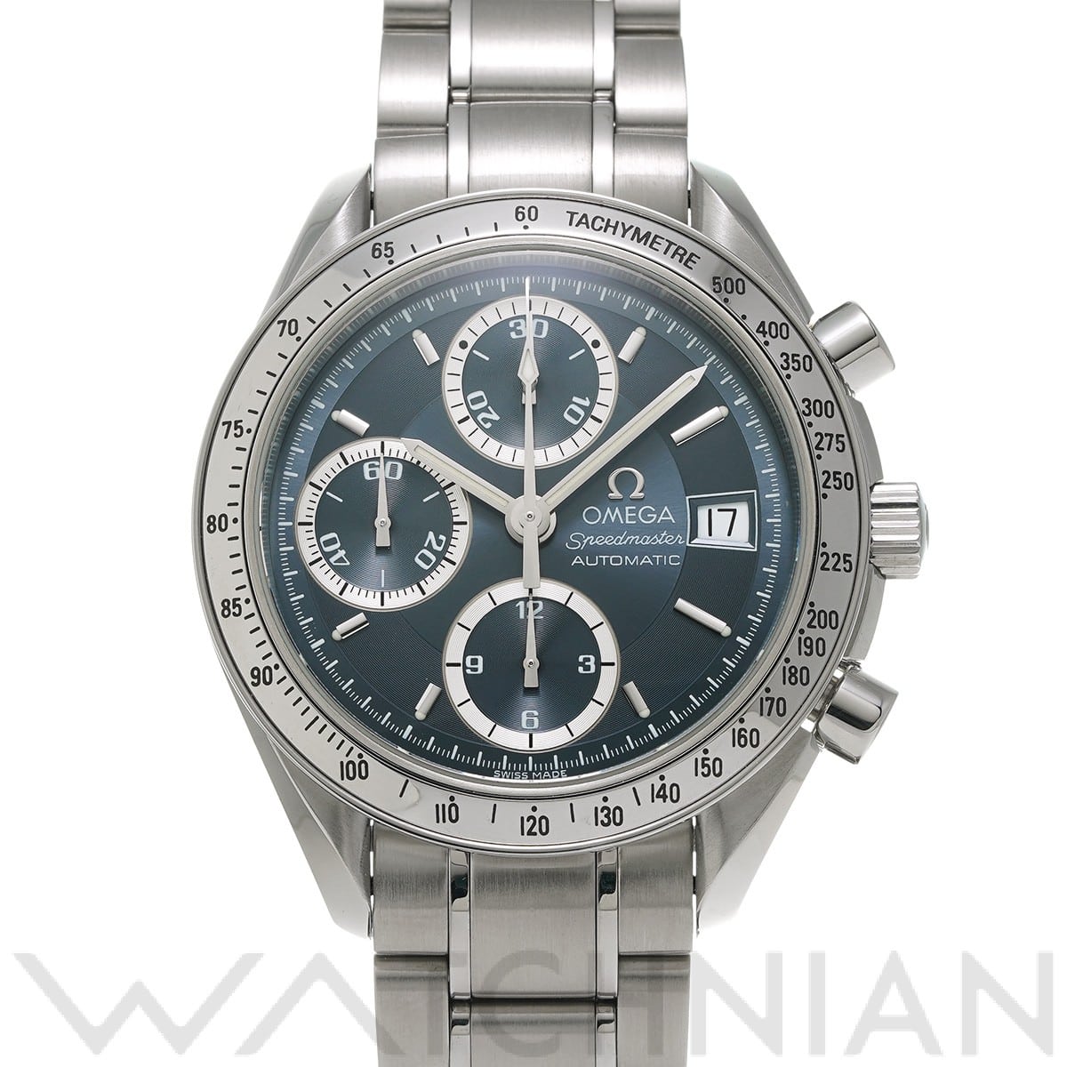 オメガ / OMEGA スピードマスター デイト 3513.46 ブルーグレー メンズ 時計 【中古】【wristwatch】