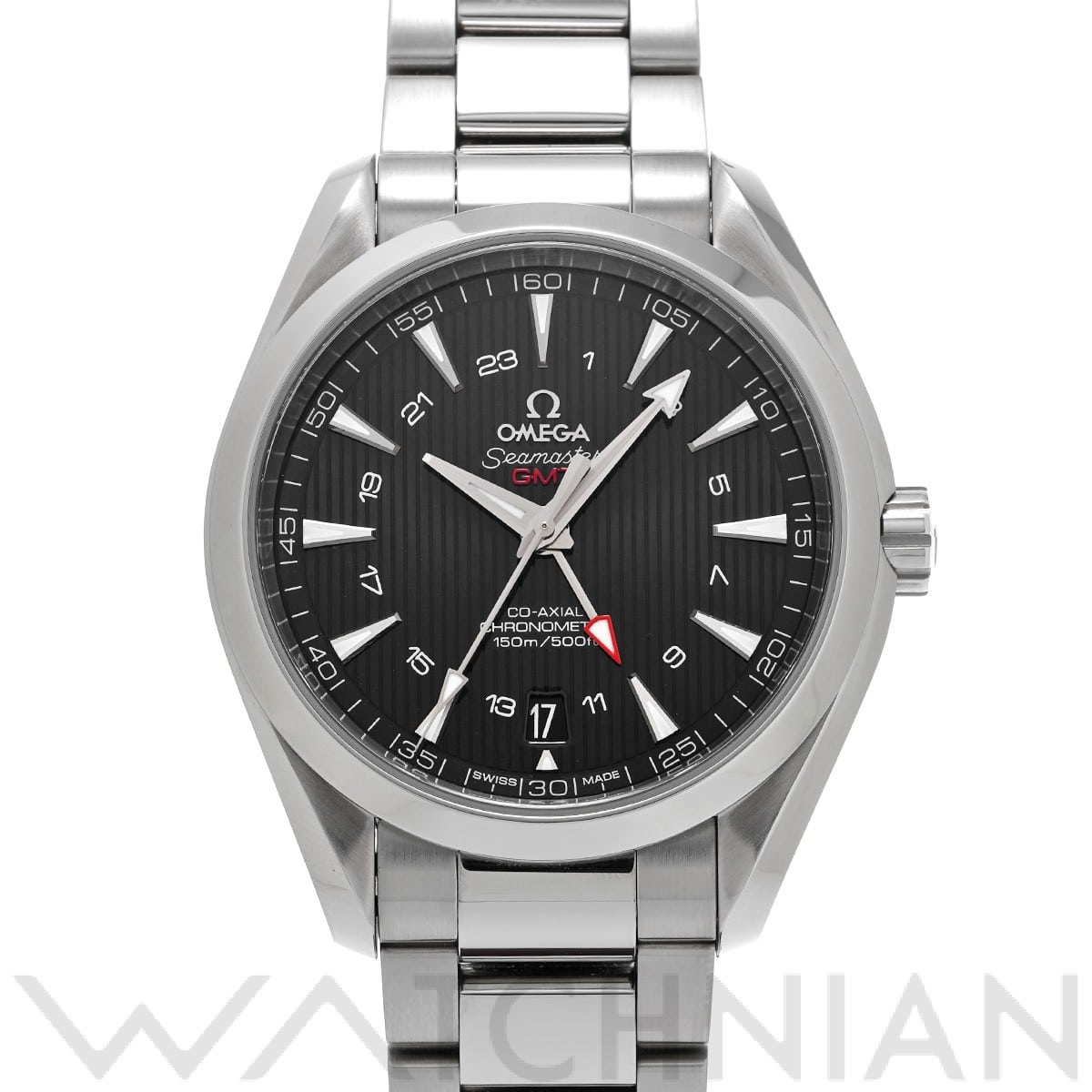 オメガ / OMEGA シーマスター アクアテラ コーアクシャル GMT 231.10.43.22.01.001 ブラック メンズ 時計 【中古】【wristwatch】