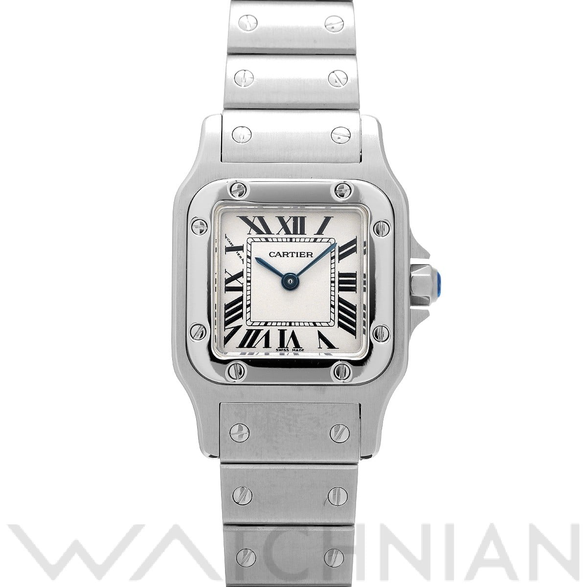 カルティエ サントスガルベ SM W20056D6 シルバー レディース 時計 【中古】【wristwatch】