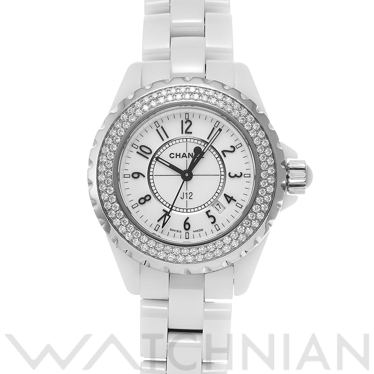 シャネル / CHANEL J12 33MM H0967 ホワイト レディース 時計 【中古】【wristwatch】