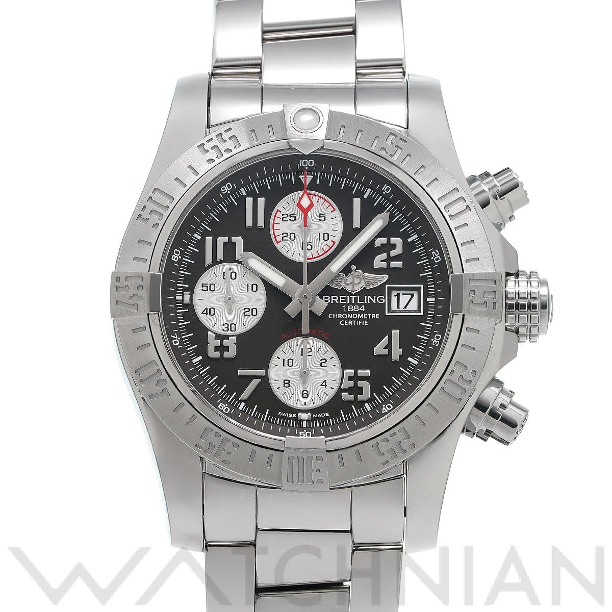 ブライトリング / BREITLING アベンジャーII A1338111/F564 アンスラサイト/シルバー メンズ 時計 【中古】【wristwatch】