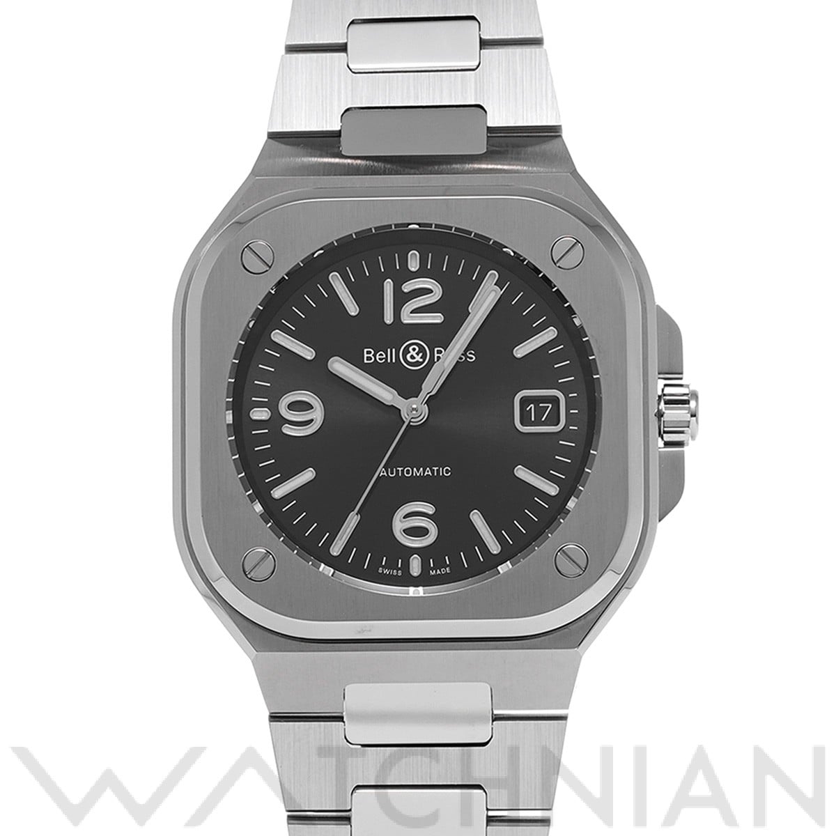 ベル＆ロス / Bell & Ross BR 05 ブラックスチール BR05A-BL-ST/SST ブラック メンズ 時計 【中古】【wristwatch】