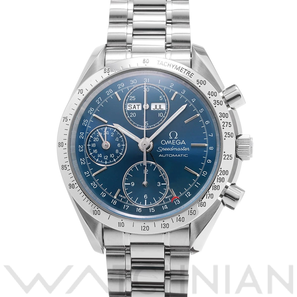 オメガ スピードマスター トリプルカレンダー 3521.80 ブルー メンズ 時計 【中古】【wristwatch】