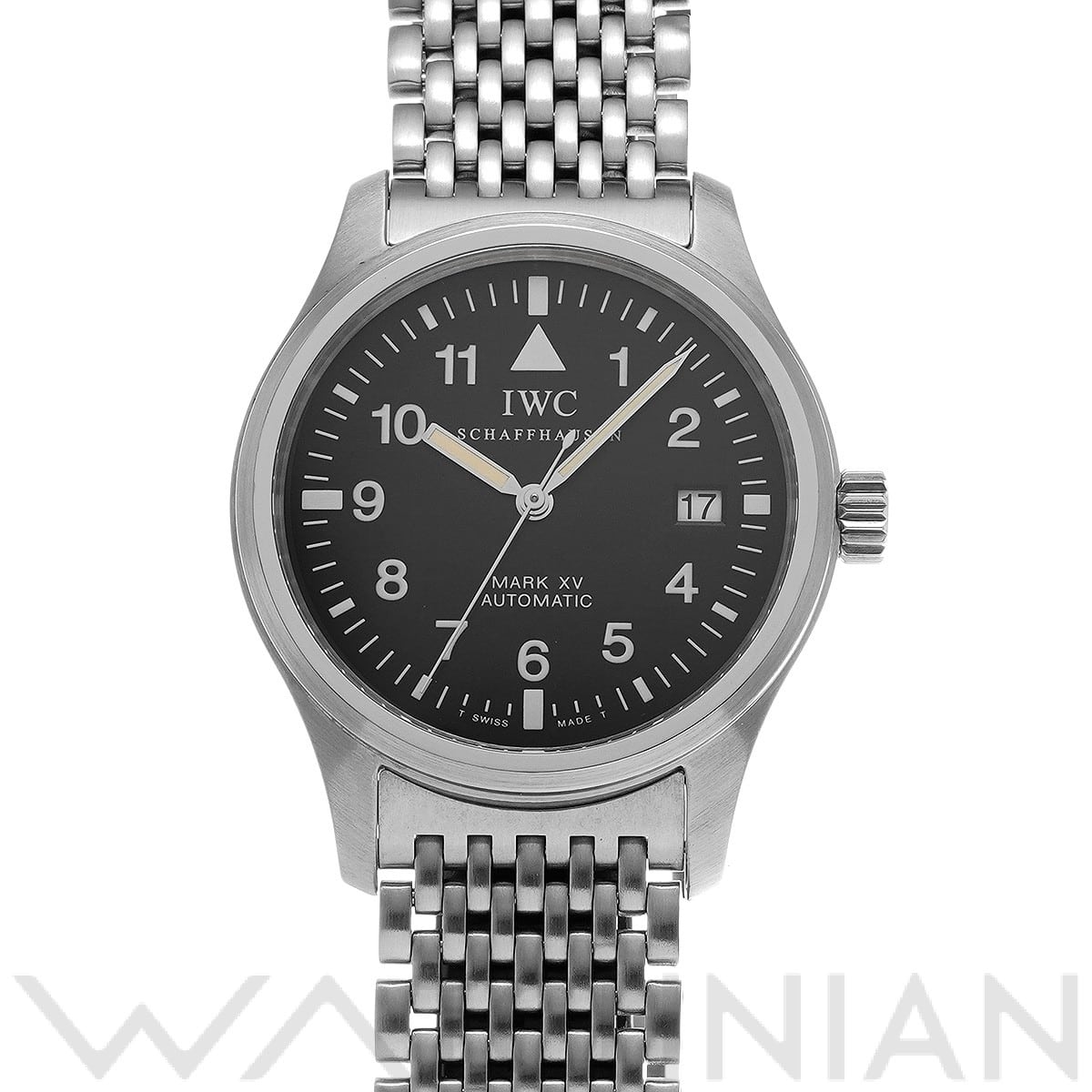 IWC パイロットウォッチ マーク XV IW325302 ブラック メンズ 時計 【中古】【wristwatch】