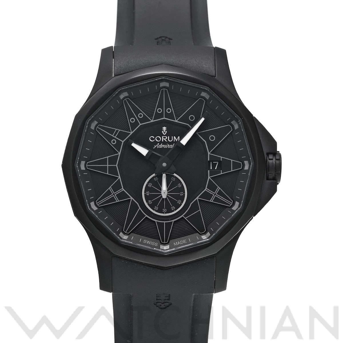 コルム CORUM 395.111.98/F371 BL12 ブラック メンズ 腕時計