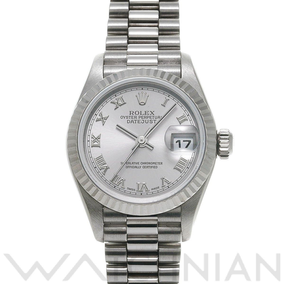 ロレックス / ROLEX デイトジャスト 79179 グレー レディース 時計 【中古】【wristwatch】