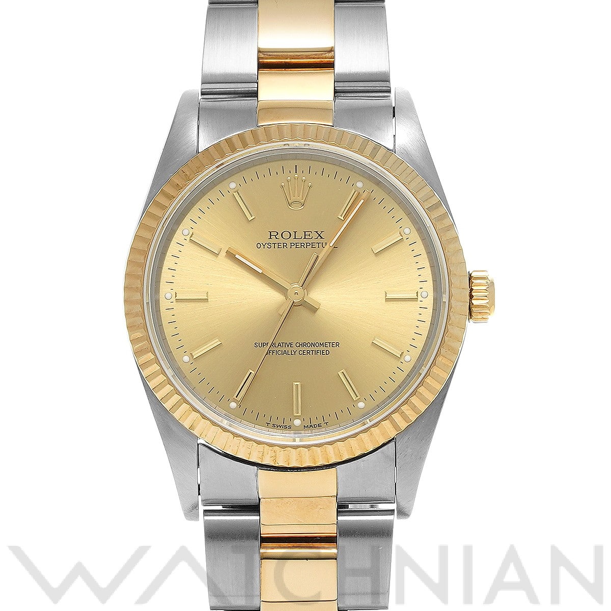 ロレックス / ROLEX オイスターパーペチュアル 14233 シャンパン メンズ 時計 【中古】【wristwatch】