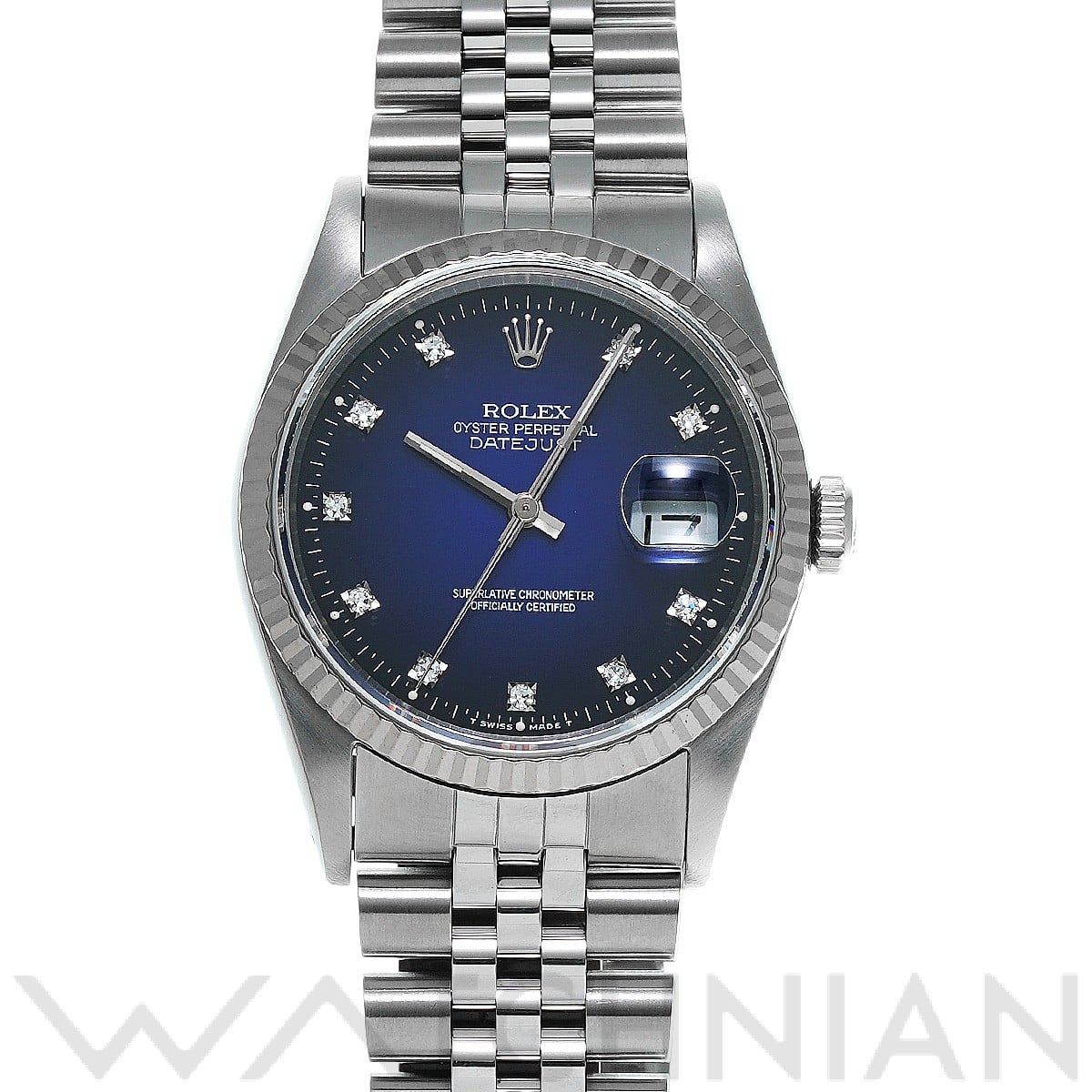 ロレックス デイトジャスト 16234 ブルー・グラデーション メンズ 時計 【中古】【wristwatch】