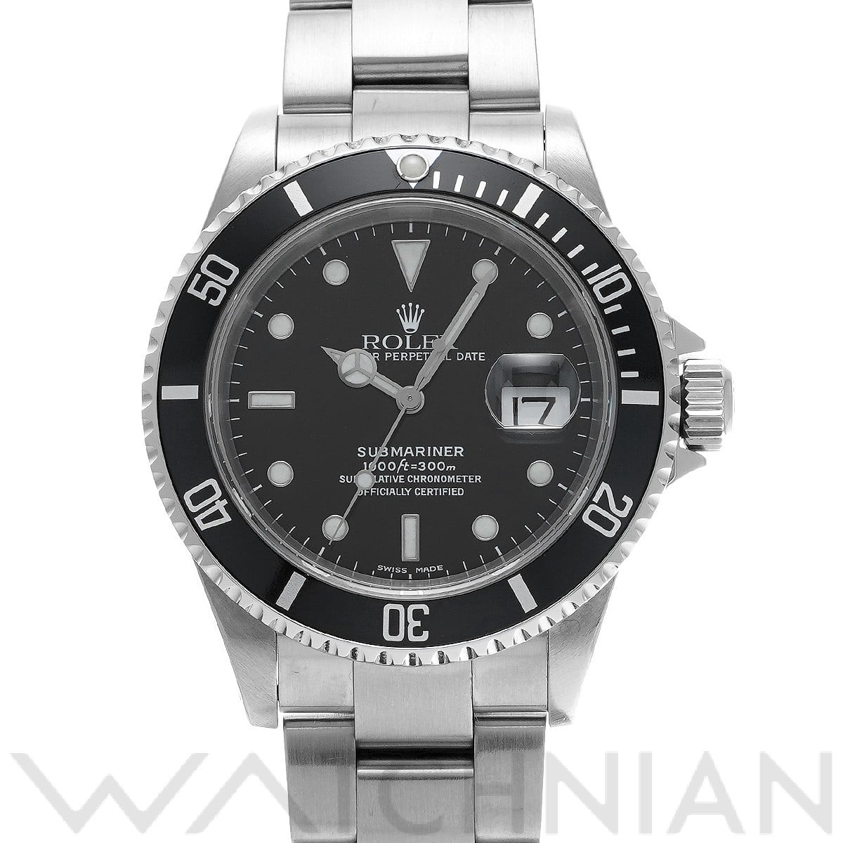 ロレックス サブマリーナ デイト 16610 ブラック メンズ 時計 【中古】【wristwatch】