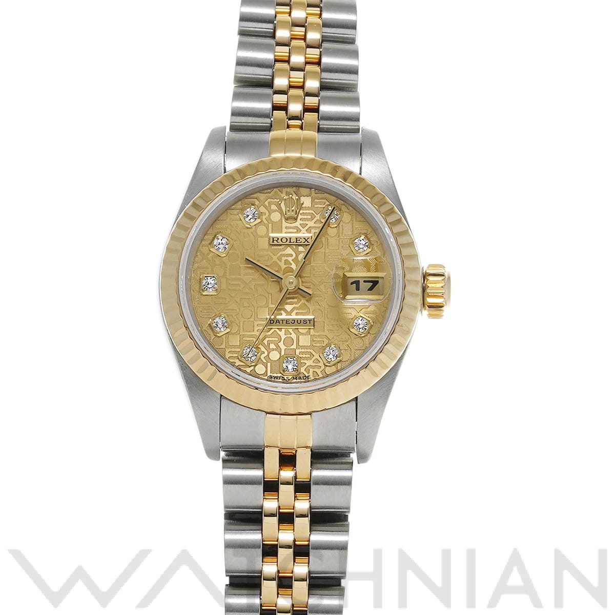 ロレックス / ROLEX デイトジャスト 69173G シャンパンコンピュータ/ダイヤモンド レディース 時計 【中古】【wristwatch】