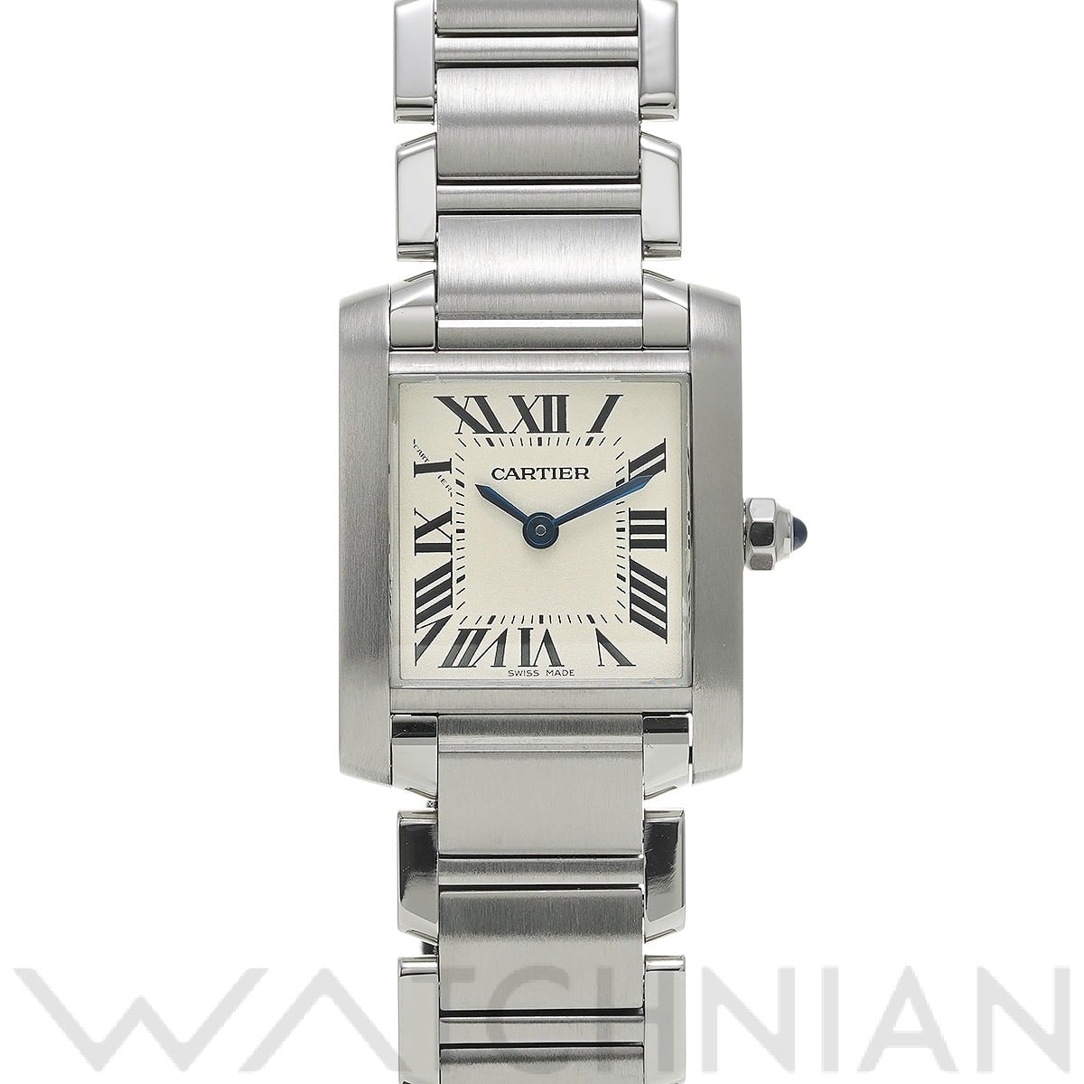 カルティエ / CARTIER タンク フランセーズ SM W51008Q3 シルバー レディース 時計 【中古】【wristwatch】