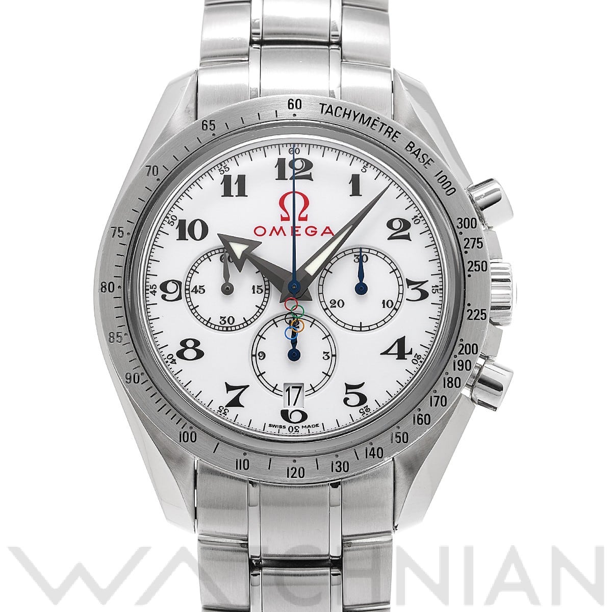オメガ スピードマスター ブロードアロー コーアクシャル オリンピックコレクション 321.10.42.50.04.001 ホワイト メンズ 時計 【中古】【wristwatch】