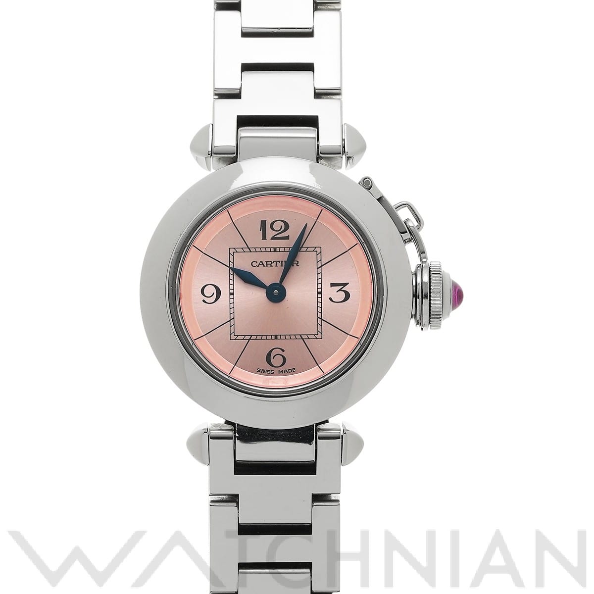 カルティエ / CARTIER ミスパシャ W3140008 ピンク レディース 時計 【中古】【wristwatch】