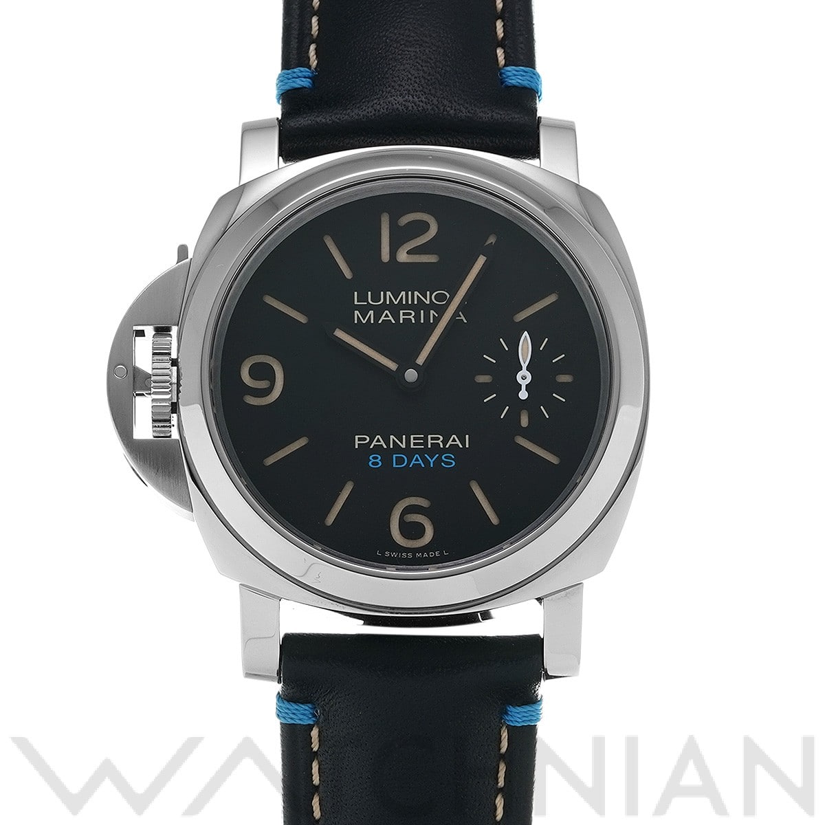 パネライ / PANERAI ルミノール レフトハンド 8デイズ アッチャイオ PAM00796 ブラック メンズ 時計 【中古】【wristwatch】