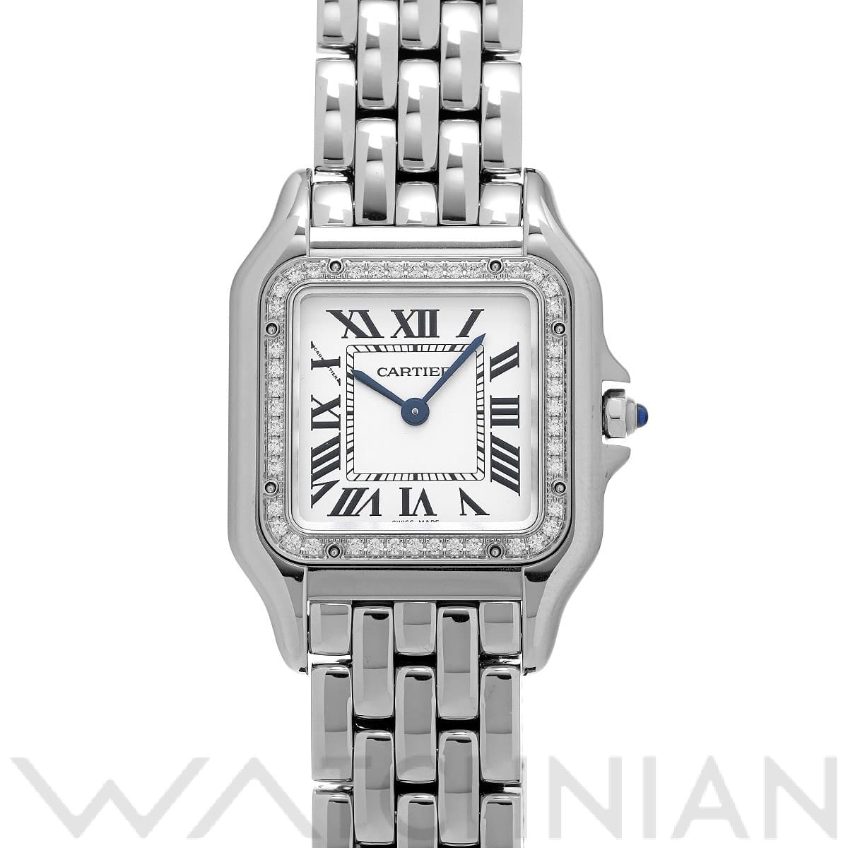 カルティエ パンテール ドゥ カルティエ MM W4PN0008 シルバー レディース 時計 【中古】【wristwatch】
