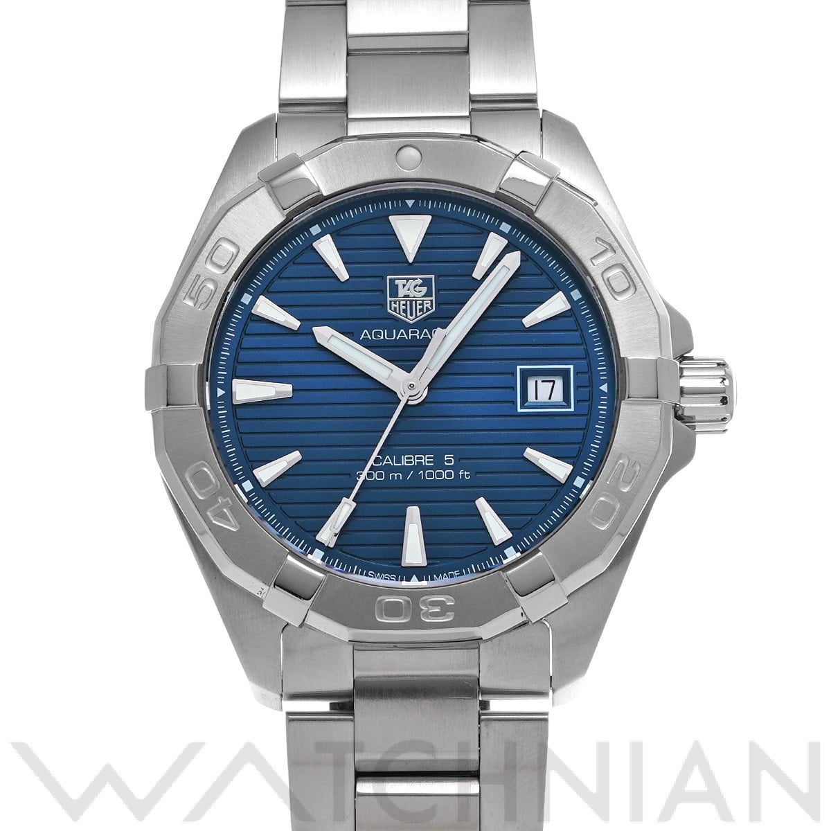 タグ ホイヤー / TAG HEUER アクアレーサー キャリバー5 WAY2112.BA0928 ブルー メンズ 時計 【中古】【wristwatch】
