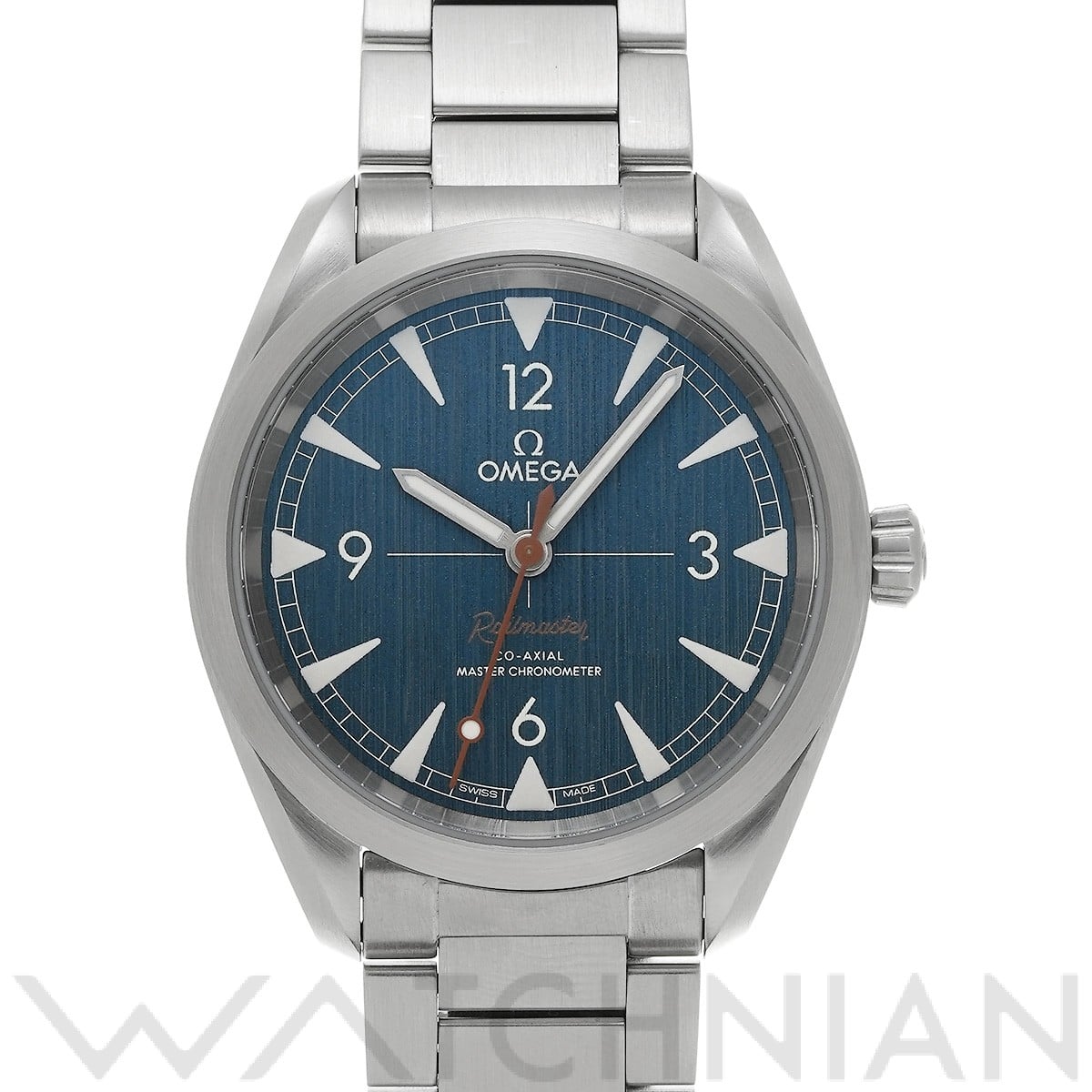 オメガ / OMEGA シーマスター レイルマスター コーアクシャル マスタークロノメーター 220.10.40.20.03.001 ブルー メンズ 時計 【中古】【wristwatch】