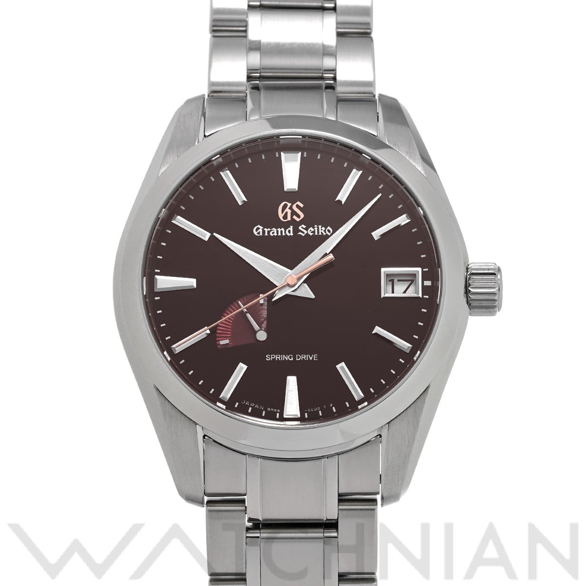 グランドセイコー スプリングドライブ GINZA SBGA399 ブラウン メンズ 時計 【中古】【wristwatch】