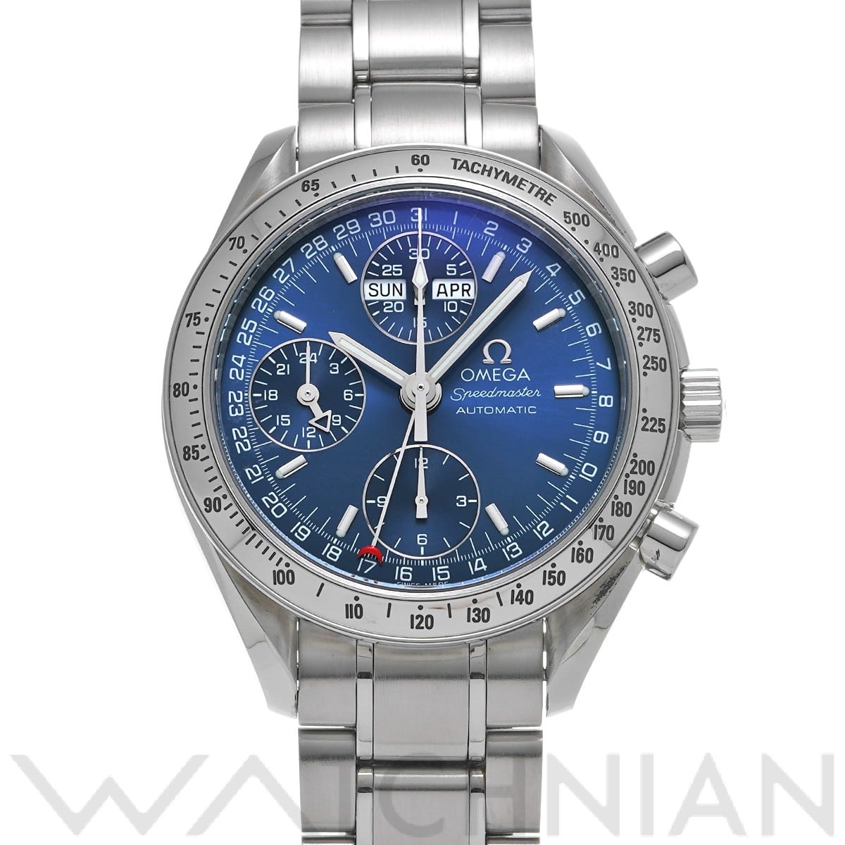 オメガ / OMEGA スピードマスター トリプルカレンダー 3523.80 ブルー メンズ 時計 【中古】【wristwatch】
