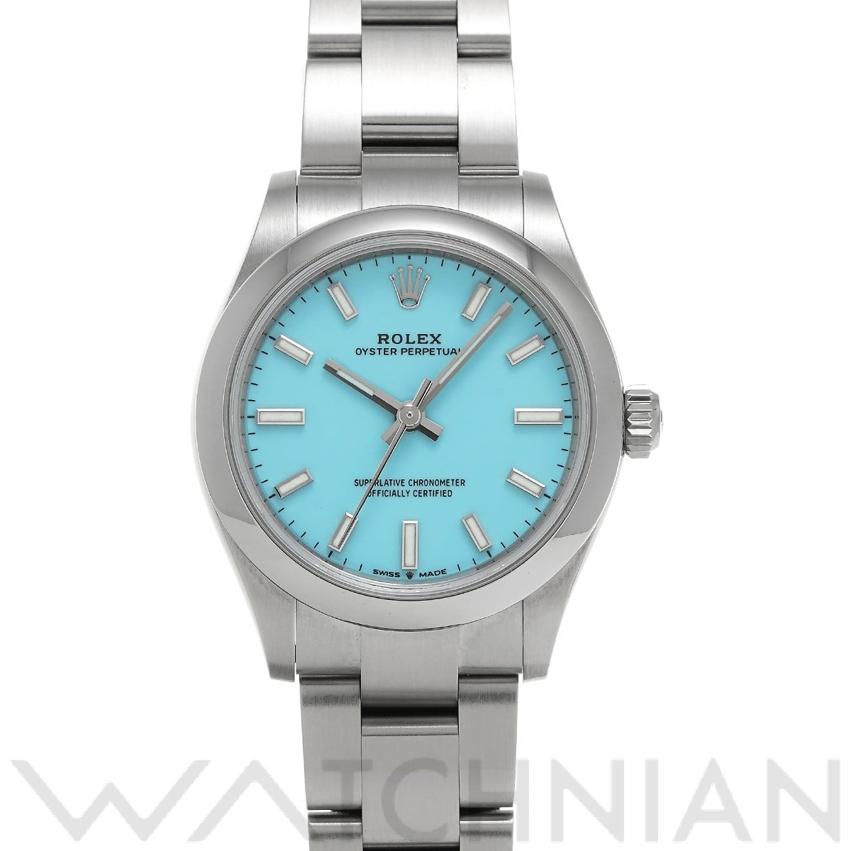 ロレックス / ROLEX オイスターパーペチュアル 31 277200 ターコイズブルー ユニセックス 時計 【中古】【wristwatch】