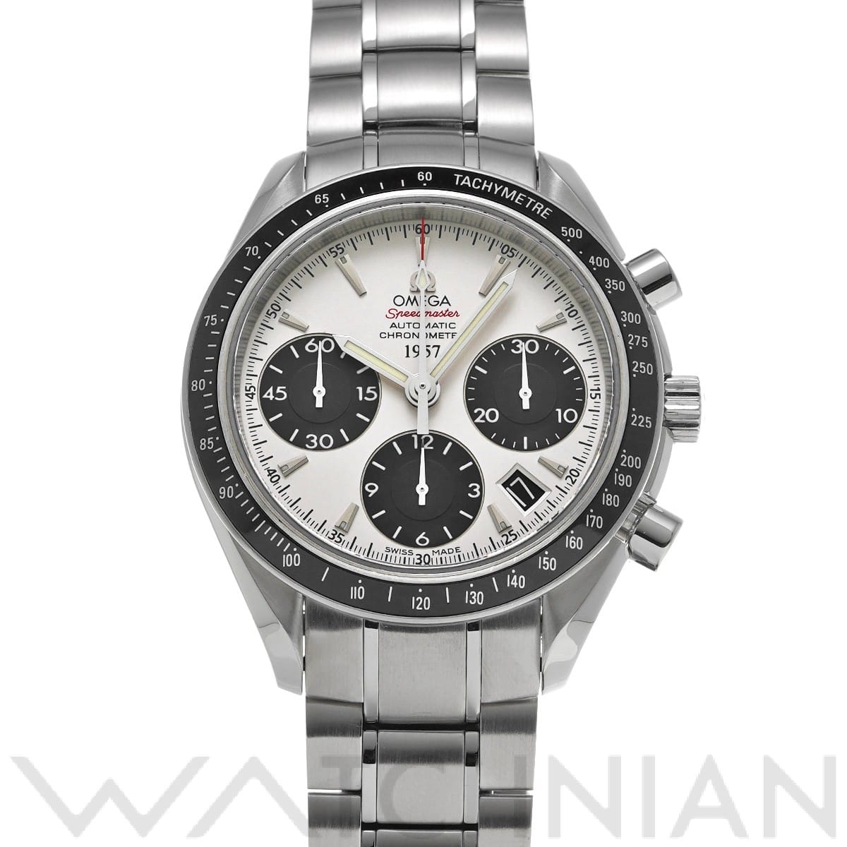 オメガ / OMEGA スピードマスター デイト 1957 323.30.40.40.02.001 シルバー/ブラック メンズ 時計 【中古】【wristwatch】