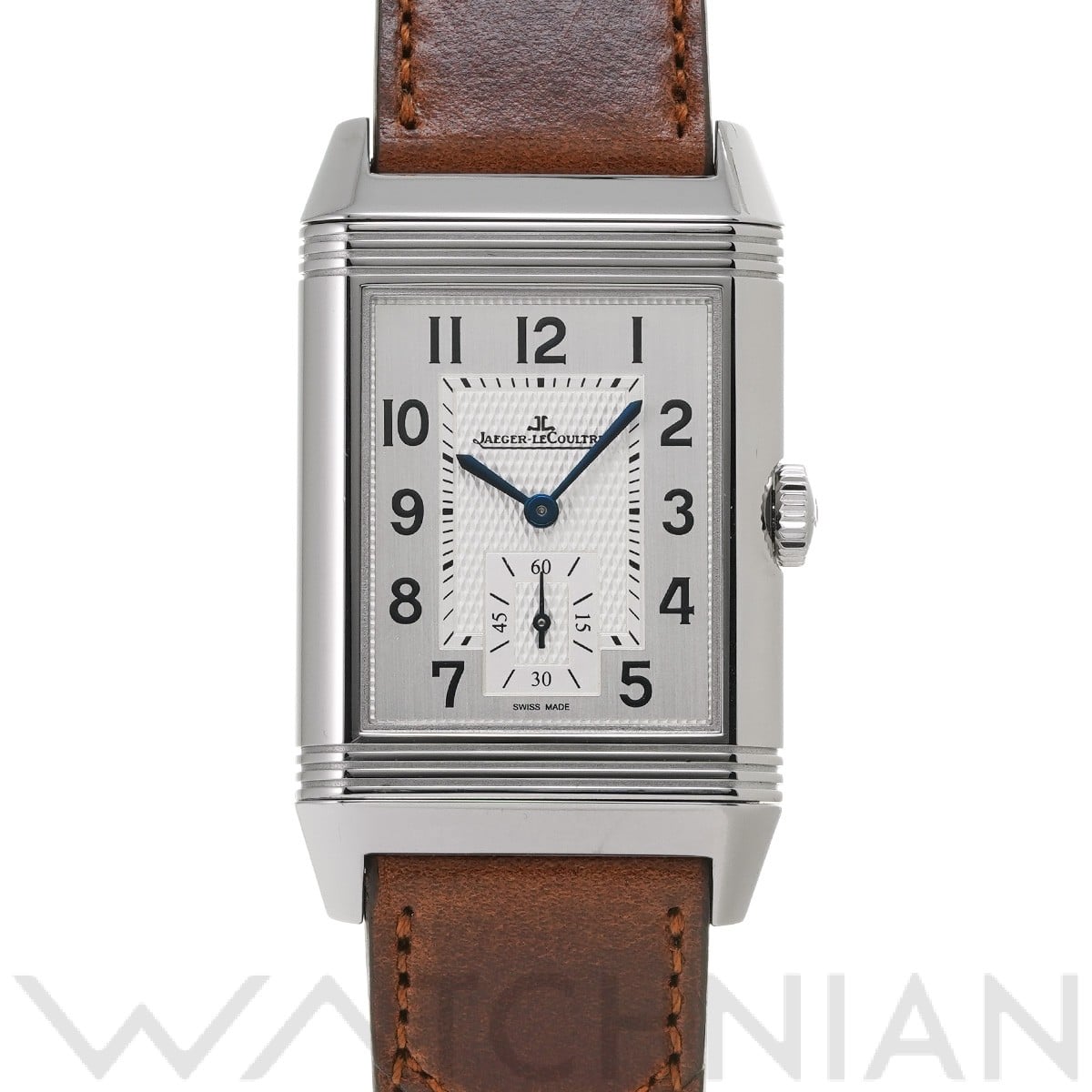 ジャガー ルクルト / Jaeger-LeCoultre レベルソ クラシック ラージ デュオ スモールセコンド Q3848422 シルバーグレー/ブラック メンズ 時計 【中古】【wristwatch】