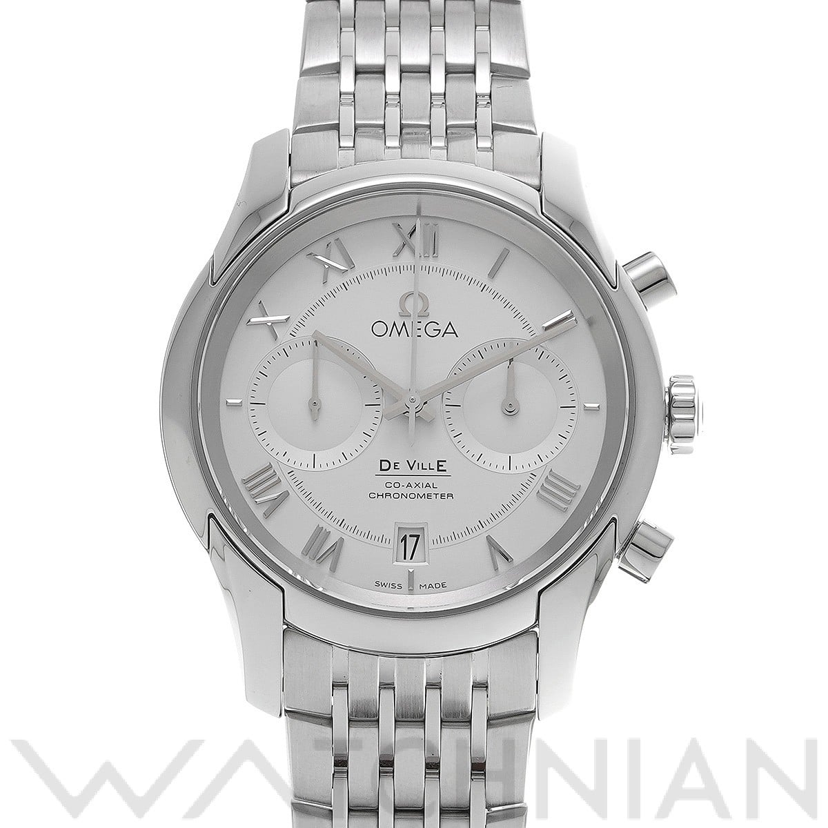 オメガ / OMEGA デ・ヴィル アワービジョン コーアクシャル クロノグラフ 431.10.42.51.02.001 シルバー メンズ 時計 【中古】【wristwatch】