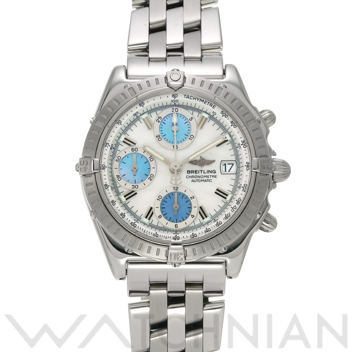 ブライトリング / BREITLING クロノマット A147A47PS ホワイトシェル/ブルーシェル メンズ 時計 【中古】【wristwatch】